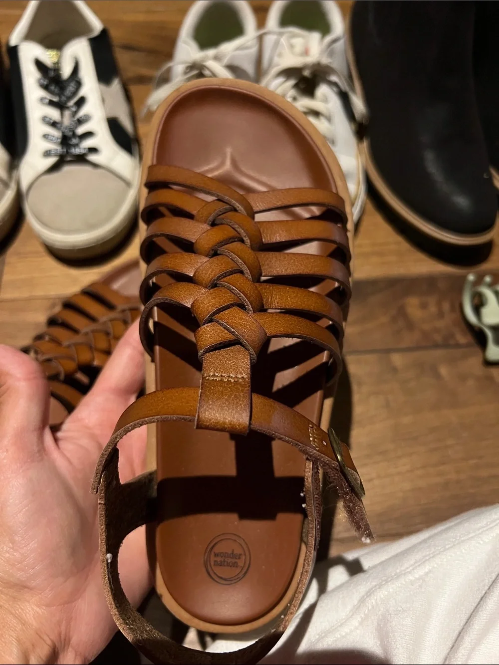 Girl’s Brown Strappy Gladiator Sandal